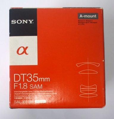 [崴勝3C]二手 含KENKO PRO1D保護鏡 SONY DT 35mm F1.8 SAM FOR SONY A系列