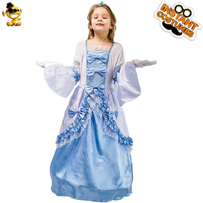 歐美女款兒童公主服裝小女孩舞台表演服兒童演出服COS分銷