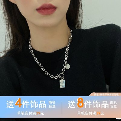 【熱賣精選】氣質個性嘻哈唯美創意潮項鏈日常穿搭街拍朋克風學生鎖骨鏈女2180