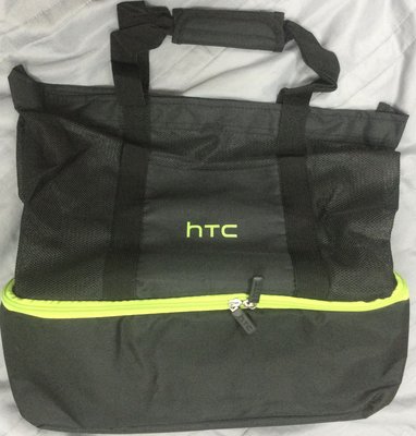 特價品 宏達電 HTC 股東會紀念品 兩用 大容量 收納包 保冷袋 保溫 側背 手提 網狀 背包 購物 環保 可面交