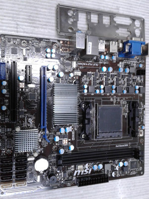 【 創憶電腦 】微星 760GMA-P34 ( FX ) DDR3 AM3 腳位 主機板 附檔板 直購價 520元