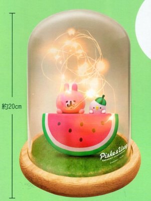 【卡漫精品館】7-11 卡娜赫拉的小動物【 Kanahei LED公仔氣氛燈-西瓜款】全新品