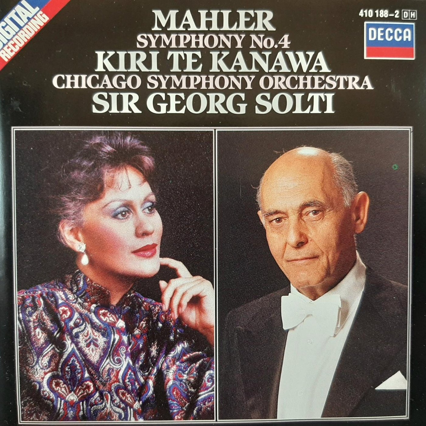 Solti Kanawa Mahler Sym No 4 蕭提指揮芝加哥管弦 卡娜娃演唱 演繹馬勒 第四號交響曲 如新 Yahoo奇摩拍賣