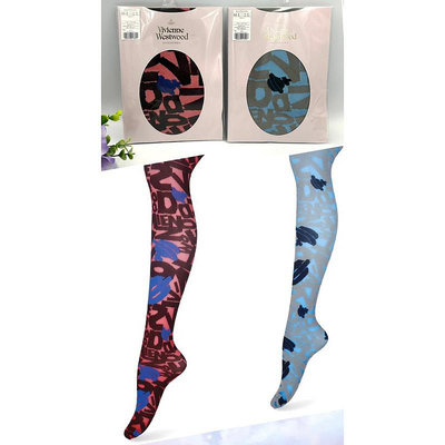 絲襪 黑絲Vivienne Westwood 時尚字母星球絲襪/連褲襪（）M-L