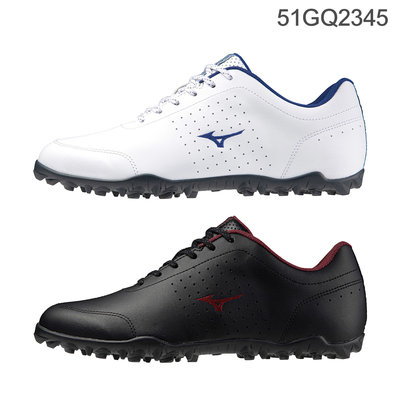 藍鯨高爾夫 Mizuno STYLE LIGHT 高爾夫球鞋（無釘）#51GQ2345（09黑紅／22白藍）【零碼出清】