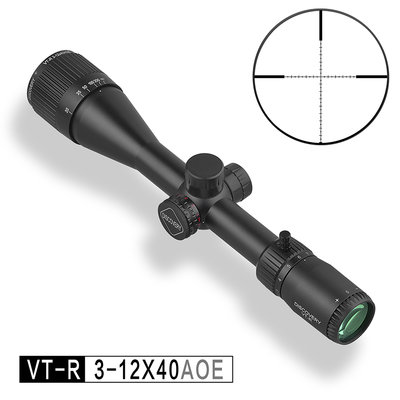 DISCOVERY 發現者 VT-R 3-12X40AOE 內充氮氣防水防霧 狙擊鏡/瞄準鏡-DIN012