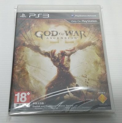 [頑皮狗] PS3戰神 崛起 中文版 God of War: Ascension(全新未拆)