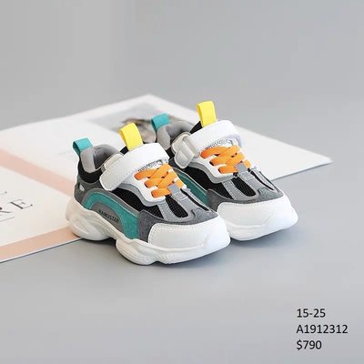 【Girl】 JC BABY 休閒拼色老爺運動鞋(共兩色) #A1912312