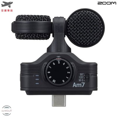 ZOOM 日本 AM7 專業 USB Type-C 介面接口 手機專用 立體聲麥克風 網路直播主 宅錄 錄音 收音
