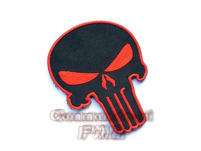 懲罰者/Punisher（黑色） SF/SEALS/DEVGRU個性徽章/臂章 魔術貼