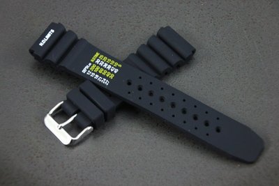 艾曼達精品~22mm silicone strap不鏽鋼錶扣高質感矽膠錶帶替代原廠貨citizen星晨,seiko精工