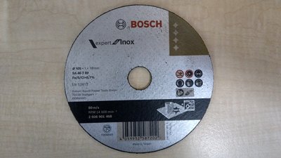 【全新】BOSCH 博世 4英吋 超耐久砂輪片 105x1x16mm 料號2608901468 臺灣製造 SA46TBF