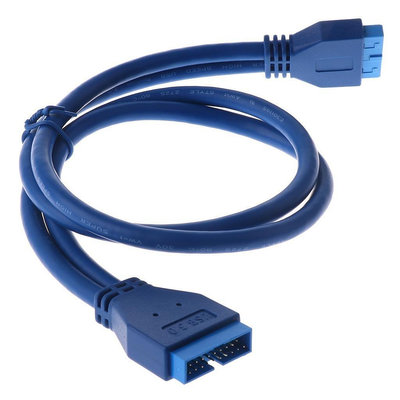 熱賣 USB3.0主板20Pin公到20Pin母延長線50厘米新品 促銷