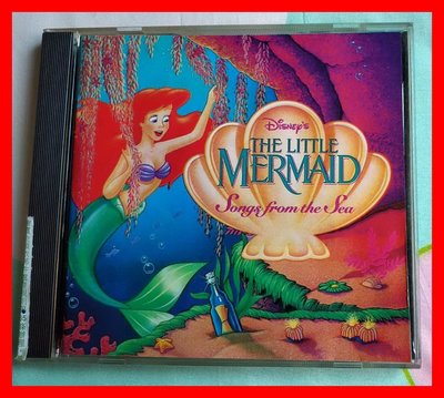 ◎1992年-迪士尼-小美人魚-電影原聲帶-The Little Mermaid-等12首好歌◎CD-滾石唱片