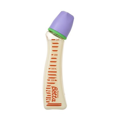 《喬喬媽咪》新生兒-Betta奶瓶-Jewel-S1-240ml-PPSU-紫色