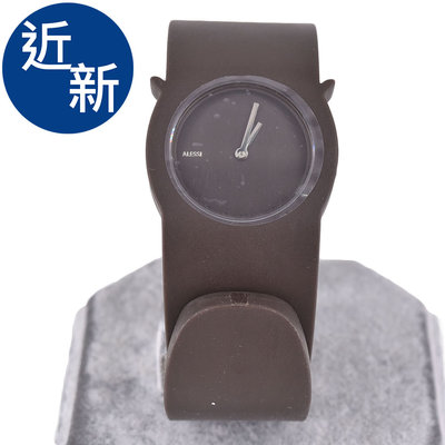 近新 ALESSI慵懶的貓造型手環錶-咖啡 529900005909 再生工場 01