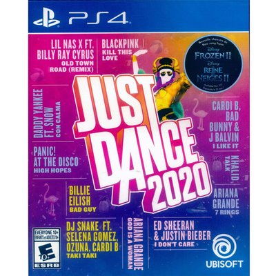 (現貨全新) PS4 舞力全開 2020 英文美版 附贈額外500首試用 Just Dance 2020