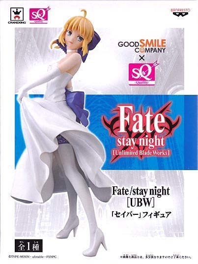 日本正版景品fate Stay Night Ubw Saber Sq 公仔模型日本代購 Yahoo奇摩拍賣