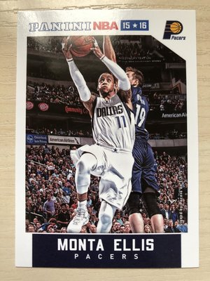 Monta Ellis #22/#77 2015-16-17 Panini NBA Hoops