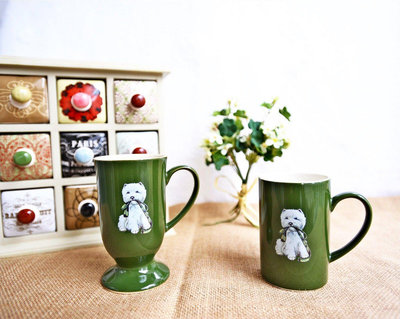 茶藝師 英國倫敦出口harrods哈羅斯陶瓷杯馬克杯情侶杯出口骨瓷杯水杯熊