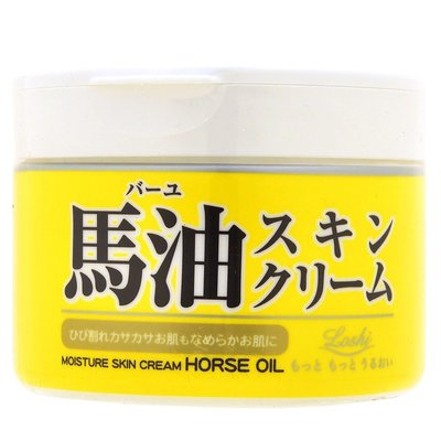 Loshi 馬油保濕乳霜 220G 保濕乳液 日本高保濕馬油潤膚乳液 乾燥肌對策 全身皆可使用 220G