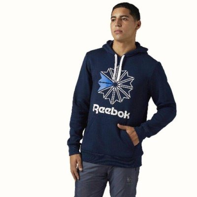 出清特價新品經典Reebok Star Hoodie 運動連帽長袖T BR5024 .