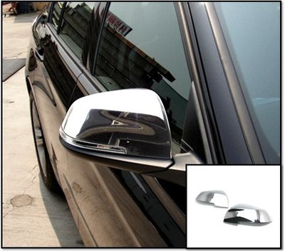 圓夢工廠 BMW F30 F35 2012~2019 316 318 320 325 改裝 鍍鉻銀 後視鏡蓋 後照鏡蓋