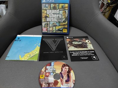 可玩可收藏 遊戲PS4 俠盜獵車手 5 Grand Theft Auto V GTA 5中文版