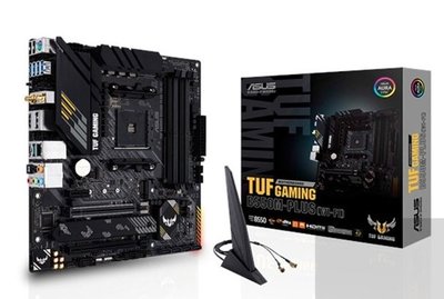 自取價 3490含稅 全新盒裝  華碩AMD主機板 TUF GAMING B550M-PLUS (WI-FI) 主機板