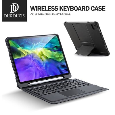 DD 蘋果iPad藍牙鍵盤ipad pro11吋/air4/5 10.9吋外接式平板保護套智能休眠附注音貼紙