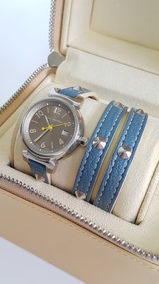 LV 路易威登 女錶，【 Tambour  Watch 】系列  Q1212  ，LOUIS VUITTON ，功能正常 保證真品