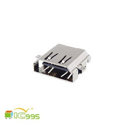 (ic995) USB 2.0 插座 HDMI-3 單層 90度 母座 接頭 接口 主板維修 全新品壹包1入 #1029