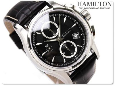 HAMILTON 漢米頓 手錶 JazzMaster Auto Chrono 男錶 中性錶 機械錶 瑞士製 H32616533