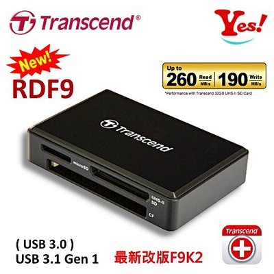 【Yes！公司貨】創見 Transcend Micro SD UHS-II RDF9K2 USB 3.1/3.0 讀卡機