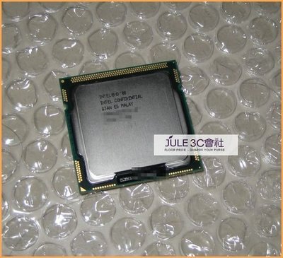 JULE 3C會社-Intel Core i5-750 2.667G/8M/四核心/1156/正式版/ CPU