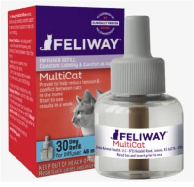【阿肥寵物生活】FELIWAY 貓咪費洛蒙 Multicat 費利威 插電組補充瓶 多貓好朋友