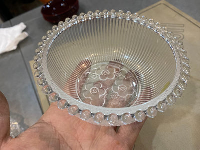 豪雅系列 日本hoya 水晶玻璃切子器皿 水晶玻璃碗 櫻花