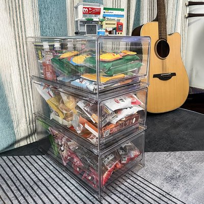 收納箱抽屜式家用收納柜兒童玩具柜子整理儲物透明收納盒塑料