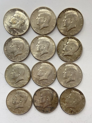 美國肯尼迪銀幣1964年