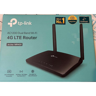 全新未拆封 TP-LINK Archer MR400 AC1200 4G  無線分享器 路由器 分享器 WiFi