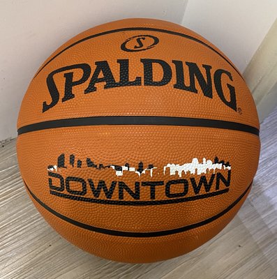 斯伯丁SPALDING SP DownTown 橡膠 7號籃球 SPA84363 室內外☆‧°小荳の窩°‧☆㊣
