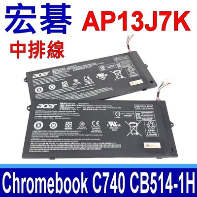 ACER AP13J7K 原廠電池 中排線 Chromebook C740 C740-C32M C3P1 C4PE