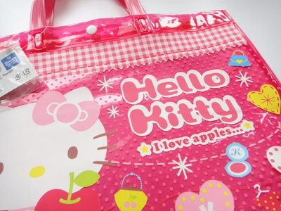 【 RGT 】全新 | 日本Hello Kitty | 防水手提袋/泡湯袋/游泳袋/才藝袋/補習袋