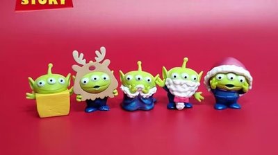 惠美玩品 歐美系列 其他 公仔 2304 玩具總動員 聖誕節變裝 三眼仔 三眼怪 盒裝 五款一套