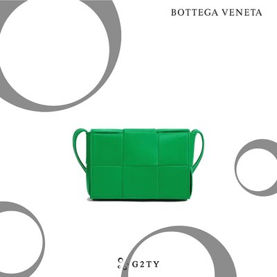 [G2TY] Bottega Veneta | Mini Cassette 編織 方格子 油蠟 牛皮 六格 迷你包 BV