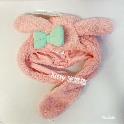 [Kitty 旅遊趣] My Melody 兒童造型連帽圍巾 兒童圍巾 絨毛圍巾 美樂蒂