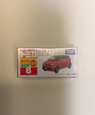 多美卡8號 紅白盒 鈴木alto奧拓 紅色小車16088