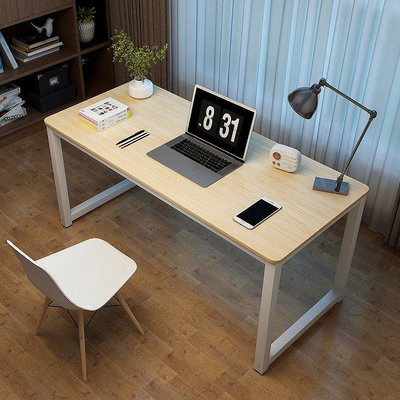 電腦桌台式家用書桌學生學習桌臥室簡約租房桌子工作台~特價