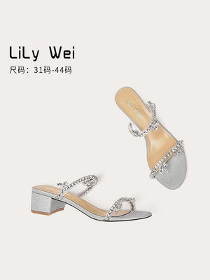 Lily Wei【夏日企劃】法式小涼鞋女2024年新款夏季外穿半拖鞋女鞋-麵包の店