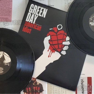 時光書 Green Day 年輕歲月 American idiot 黑膠唱片 2LP ��龐克教父��